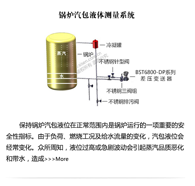 鍋爐汽包液體測量系統(tǒng)