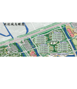 亞運(yùn)城鳥(niǎo)瞰圖