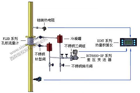 導(dǎo)熱油爐熱量計(jì)量系統(tǒng)安裝
