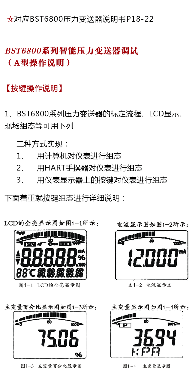西森BST6600系列設(shè)置說(shuō)明